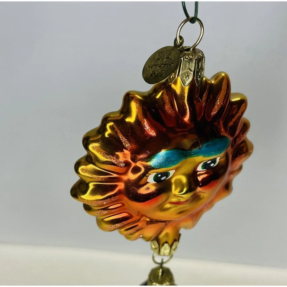 VTG 2000‎ Christopher Radko Santa's Day In The Sun  Large Christmas Ornament